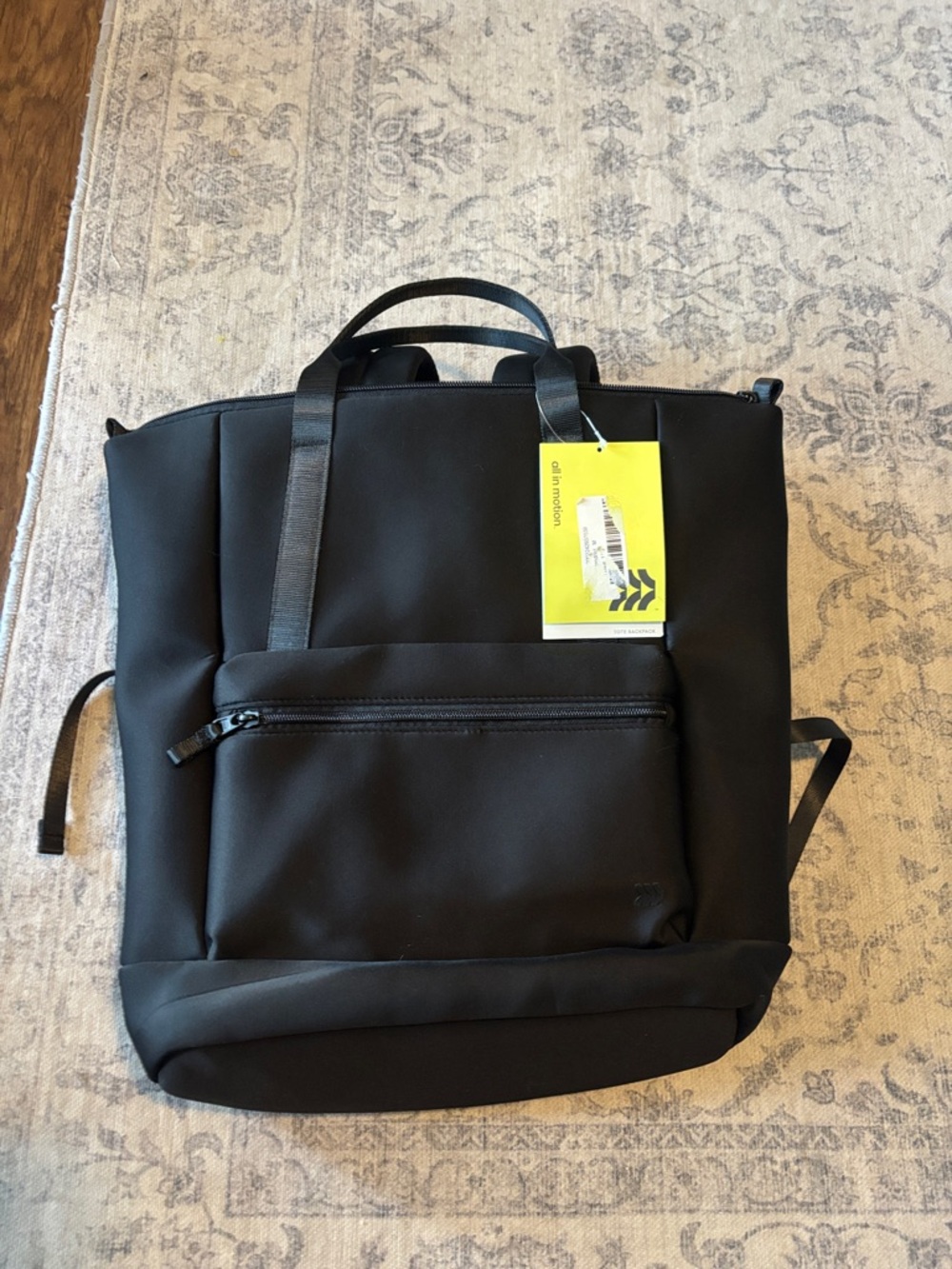 NEW Target All In Motion Tote Backpack - one size - black